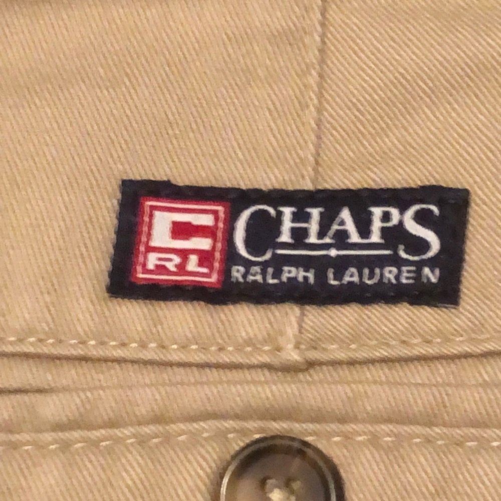 Throwback RL Chaps pleated cuffed pants 42/30